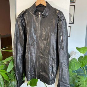 XL Men's 7 Diamonds Leather Jacket
